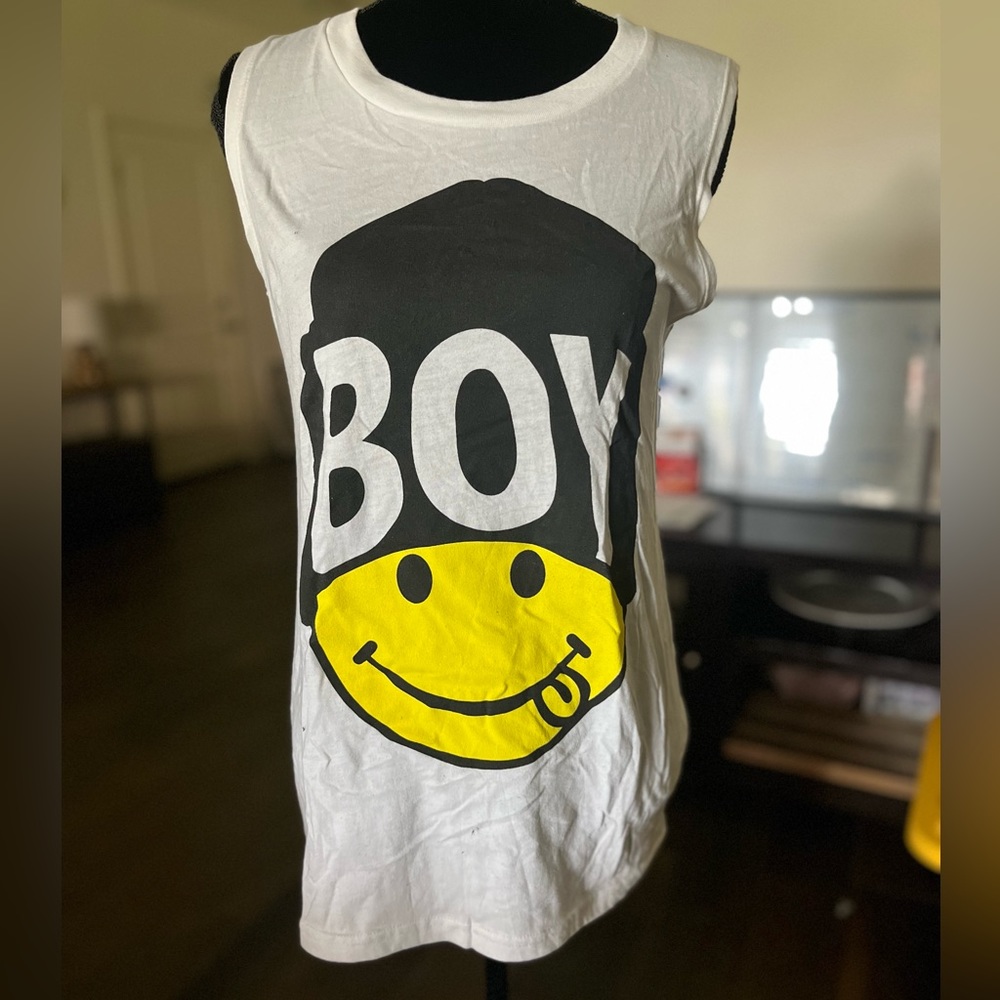 Boy London Graphic Muscle Tank